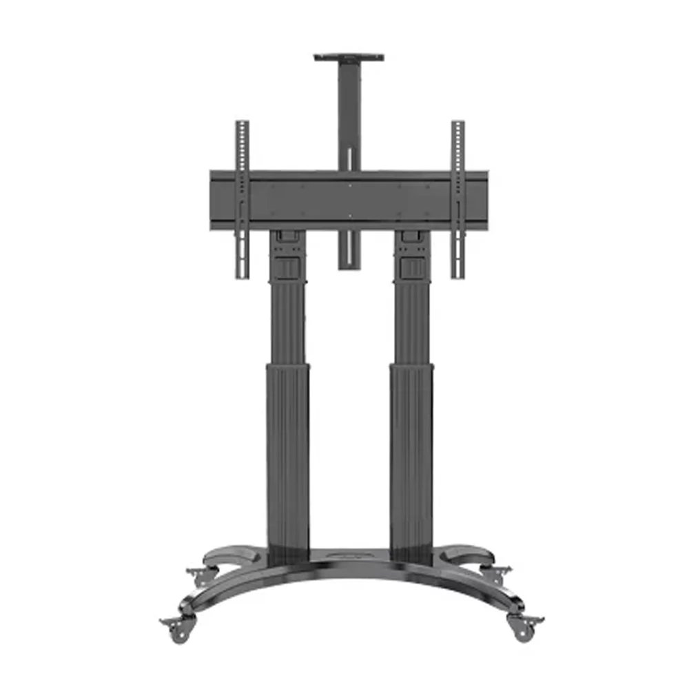 Large Telescopic Height Adjustable Professional TV Trolley Stand